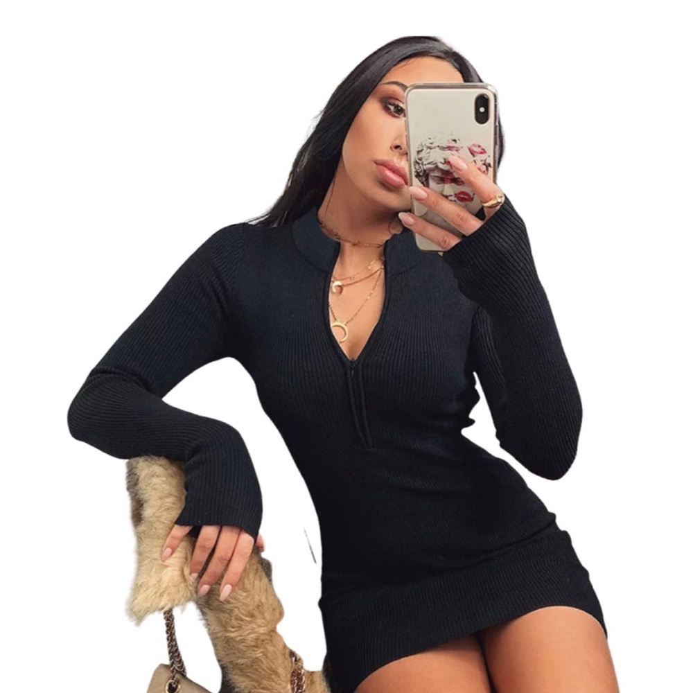 Long sleeve Fitted golf dress